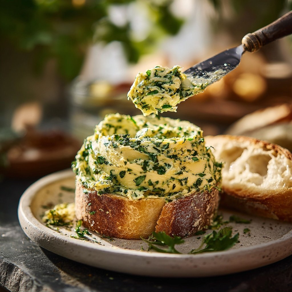 Kräuterbutter Mit Knoblauch Und Limette