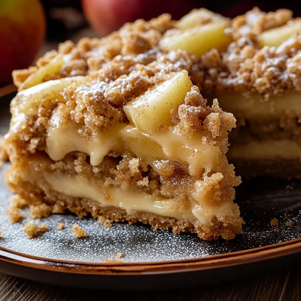 Apfel-Streuselkuchen – Gekrönt mit Zimt-Apfel-Glasur