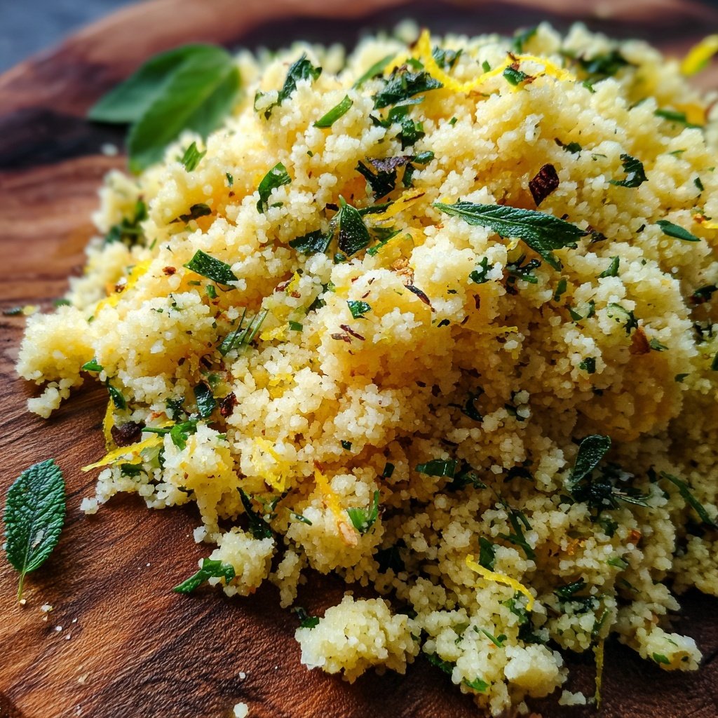 Couscous mit Kräutern und Zitrone
