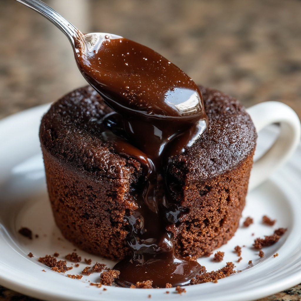 Schokoladen-Mikrowellen-Tassenkuchen