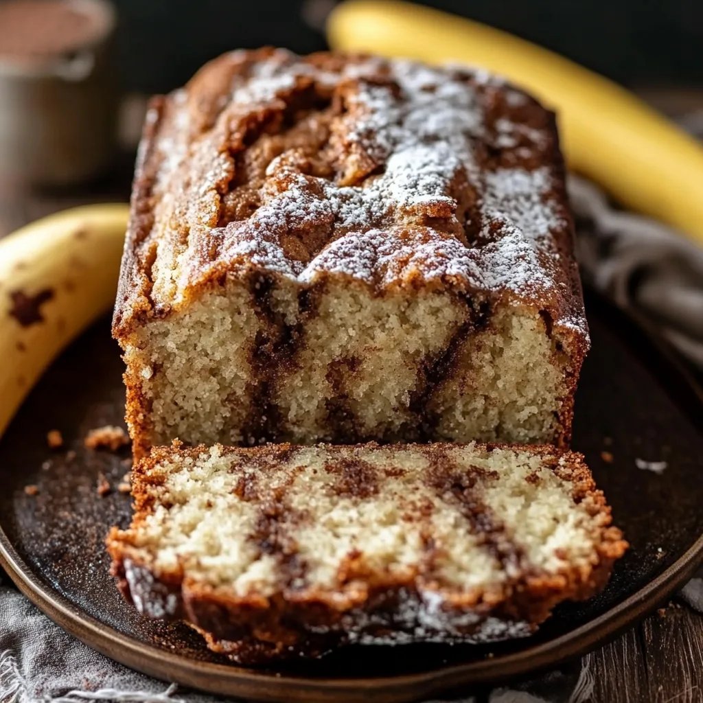 Selbstgemachtes Zimt-Wirbel-Bananenbrot – Perfekt für den Brunch!
