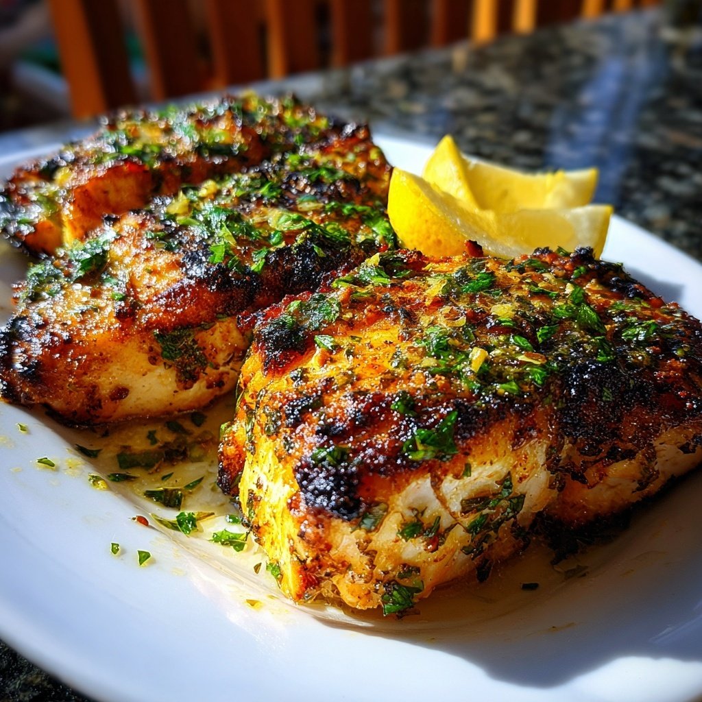 Gesund & Leicht Zitronen-Gegrillter Fisch