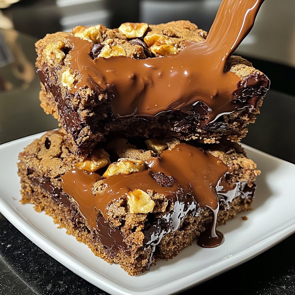 Fudgy Chewy Browkies (Brookies)
