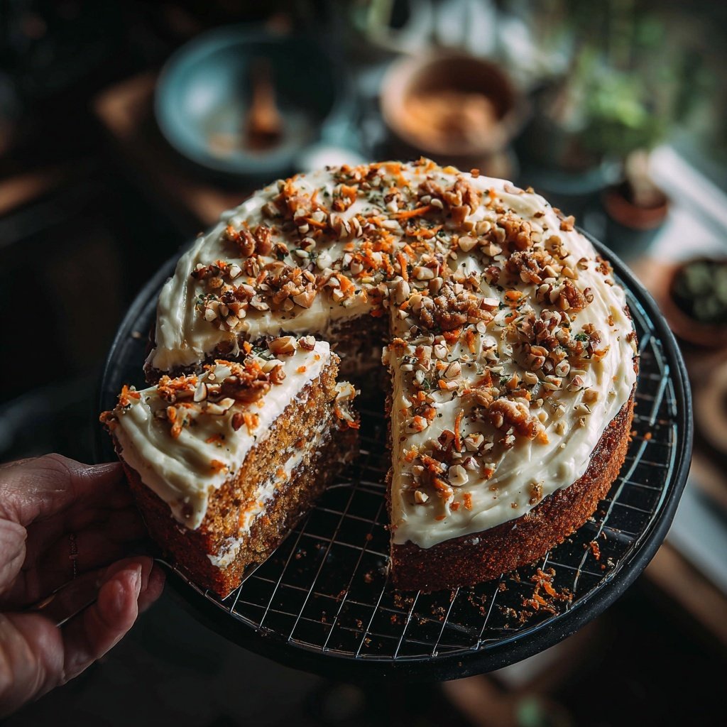 Karottenkuchen Mit Haselnuss