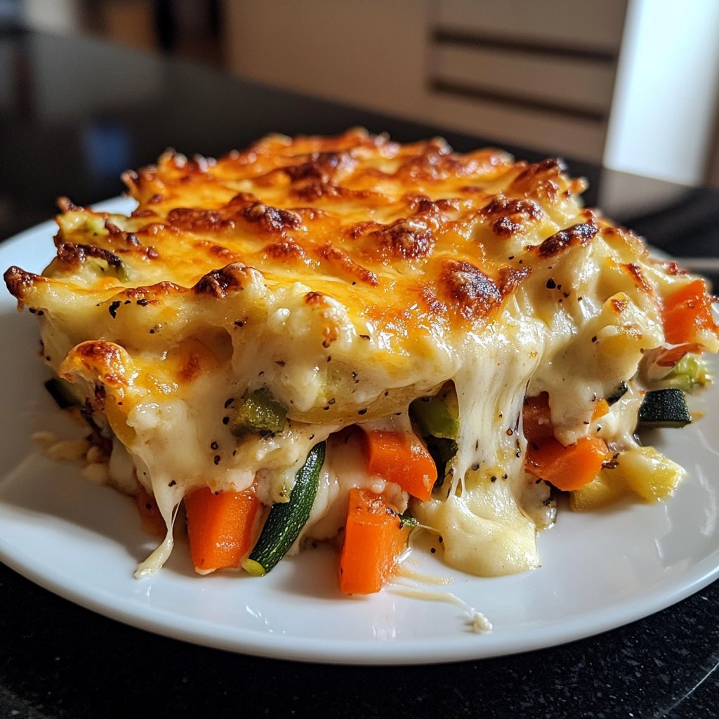 Gemüseauflauf mit Käse