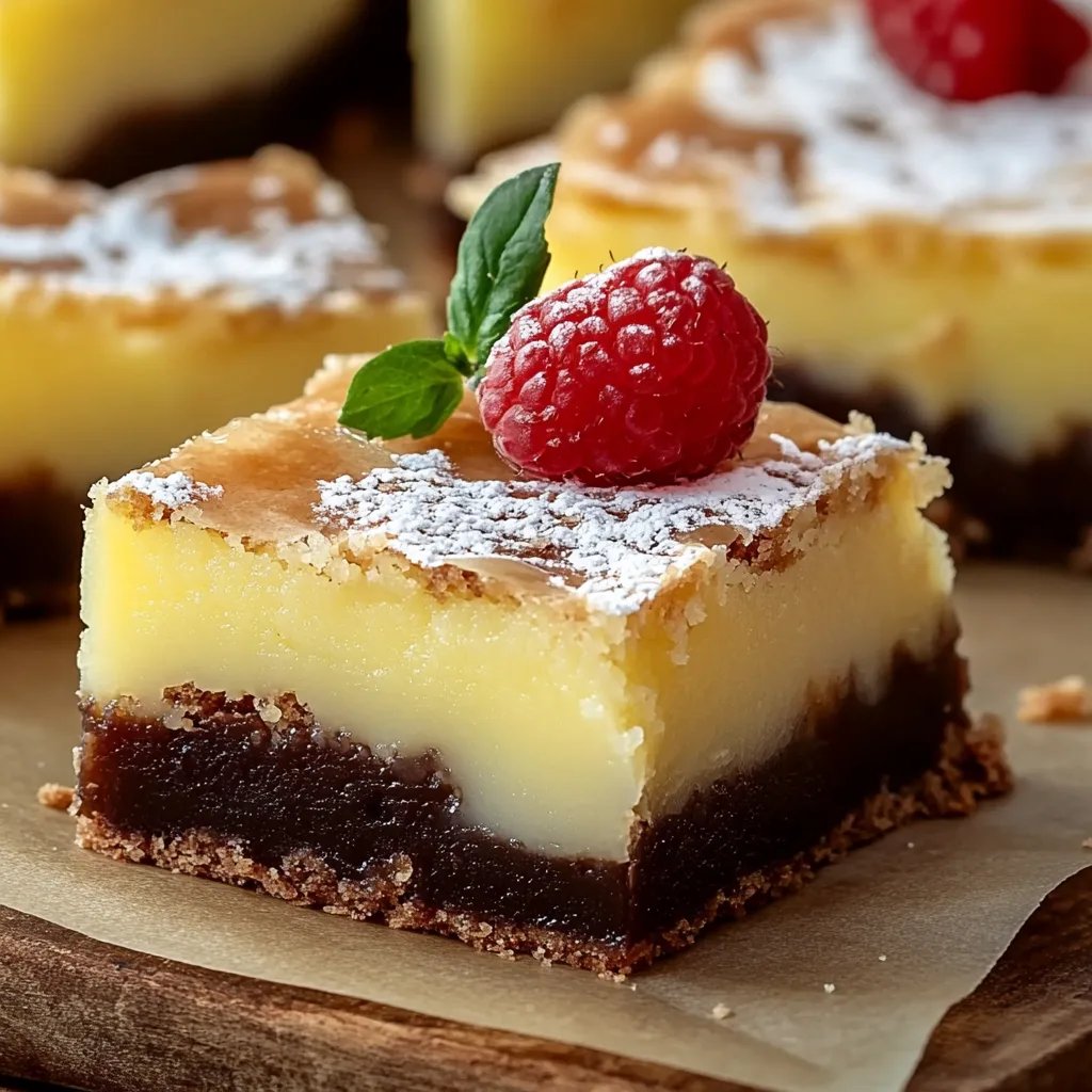 Lemon Brownie Bars