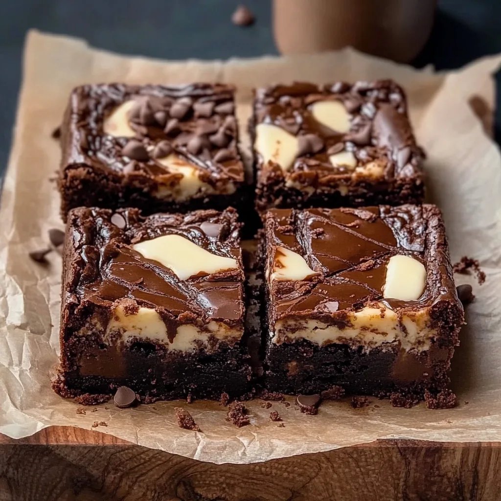 Fudgy Cheesecake Brownie